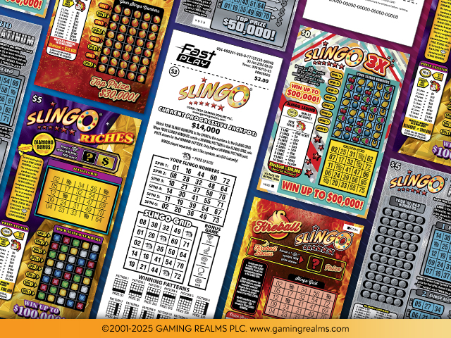 We’ve renewed our exclusive licensing agreement to bring iconic SLINGO-branded retail and digital games to lotteries.