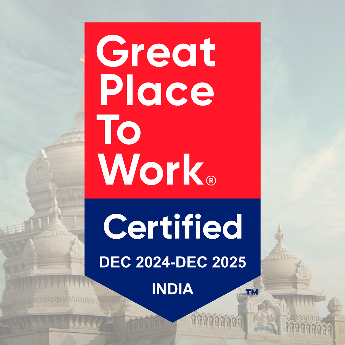 Celebrating our recognition as an @GreatPlaceToWork at our Bangalore, India location for the second consecutive year—a testament to our commitment to a workplace culture built on innovation, collaboration and inclusivity.